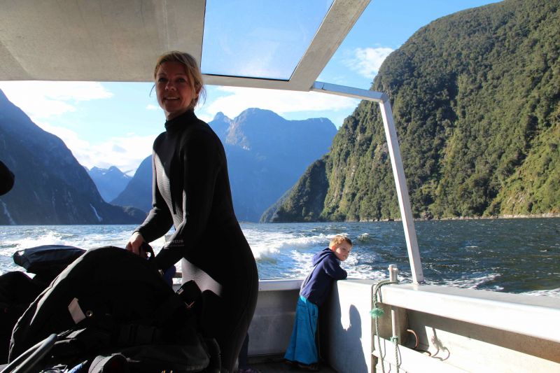 Sine Klar til Dyk Milford Sound